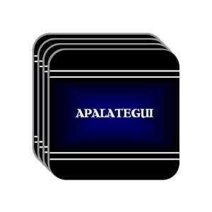   Gift   APALATEGUI Set of 4 Mini Mousepad Coasters (black design