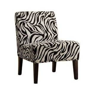 Occasional Chair Zebra Print 