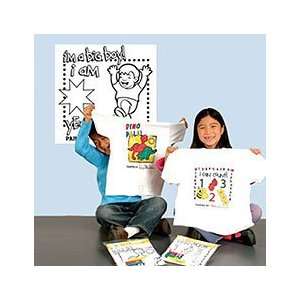  Color Your Own T Shirt I Know My ABC Toys & Games