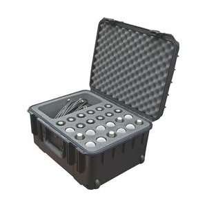  SKB Injection Molded Microphone Case for 24 Mics (Standard 