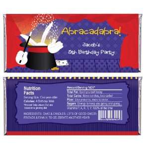  Magic   Personalized Candy Bar Wrapper Birthday Party 