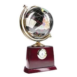  Gift globe desk clock by Bluestone Designs