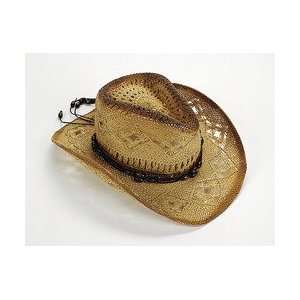  Woven Natural Color Western Hat [Toy]: Everything Else