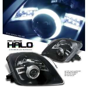  Honda Prelude 97 01 LED City Light CCFL Halo Projector 