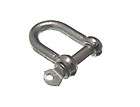shackle u lock and pin wire rope fastener 8mm 5 16 inch bzp pack of 