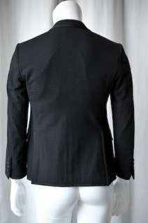   Mens Black 2 Button Seersucker Blazer Jacket Sportcoat 36 0 NEW  