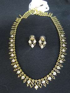 Joan Rivers Reversible Necklace and Earring Set  