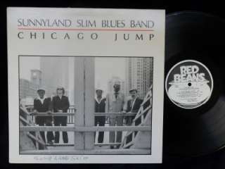 SUNNYLAND SLIM Blues Band LP Chicago Jump, SIGNED NM  