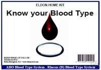 BLOOD GROUP/TYPE HOME TEST KIT   CE MARKED 5707698500076  