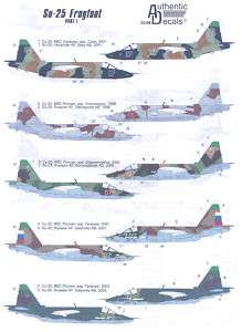 Authentic Decals 1/32 SUKHOI Su 25 FROGFOOT  