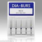Diamond Dental Dentist Bur Bits Drill FG 1.6mm TR 11