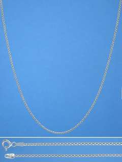 Sterling Silver 18 Rhodium Clustered Bead 1.6mm Chain Necklace Solid 
