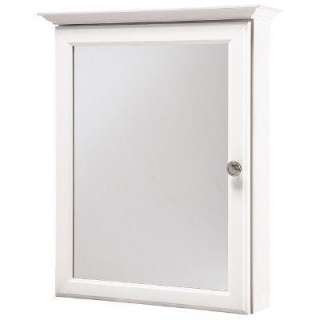 American Classics 20 In. Surface Mount Medicine Cabinet in White S1825 