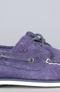 Timberland The Timberland Icon Classic 2Eye Boat Shoe in Purple Suede 