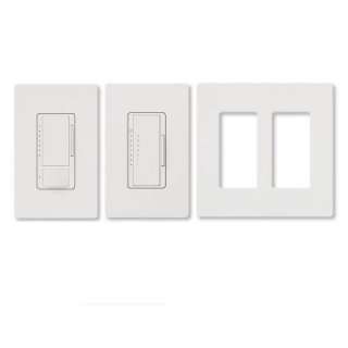 Lutron Maestro Eco Bath Lighting Control Pack, White MA BP1GHW WH at 