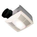 NuTone Ultra Silent 130 CFM Ceiling Exhaust Bath Fan with Light and 
