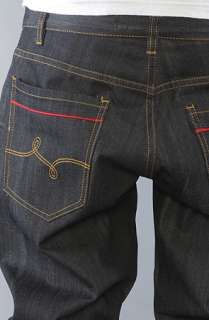 LRG The Kilometer True Straight Jeans in Raw Dark Indigo  Karmaloop 