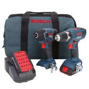 Bosch 18 Volt Lithium Ion 2 Tool Combo Kit CLPK24 180 at The Home 