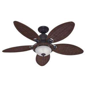 Caribbean Breeze 54 in. Weathered Bronze Ceiling Fan at The Home Depot