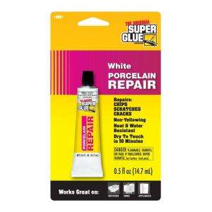 Super Glue Corporation .5 fl. oz. White Porcelain Repair (12 Pack 