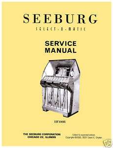 Seeburg HF100R HF 100R Bandshell Service Repair Manual  