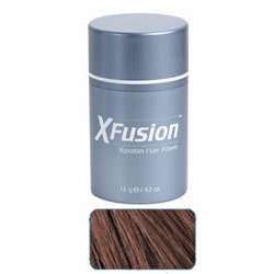 XFusion Keratin Hair Fibers/Med Brown/Thickens Hair 12g  