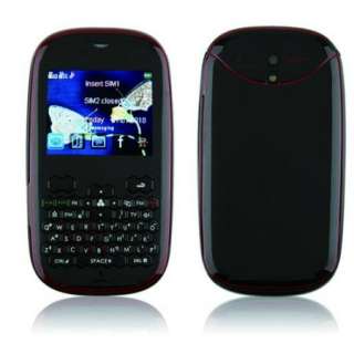   Bluetooth 2.2 Inch 0.3 MP Cam Style QWERTY Keypad Black/ White  