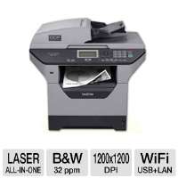 The Brother MFC 8890DW Multi Function Mono Laser Printer is the 