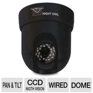 Night Owl CAM PT SH420 24 CCD Camera   Dome 420TVL, 50ft IR, Pan, Tilt 