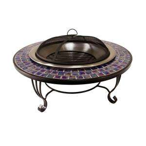   Creations 40 In. Glass Mosaic Fire Table AD389 