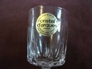 Kostbare Bleikristallgläser Cristal d´Arques, 5 Schnapsgläser in 