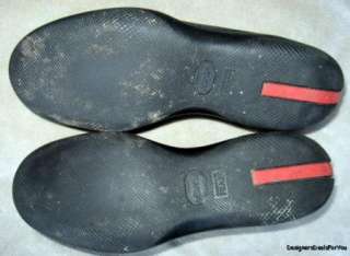 Prada $295 Womens Black *Italian* Athletic Loafers Shoes 6.5  
