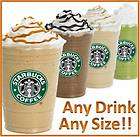 Two Starbucks Free Drink Coupons  Any Size, hot or cold, extra shots 