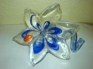 MURANO Blume Blüte Vase ? Glas Glass Flower Ø 15 cm **  