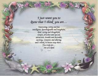 WANT U 2 KNOW LOVE POEM PERSONALIZED NAME PRINT  