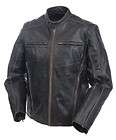 MOSSI Mens Drifter Premium Leather Jacket   Size 38  
