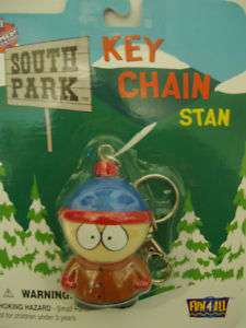 SOUTHPARK CHARACTER KEY CHAIN   STAN  