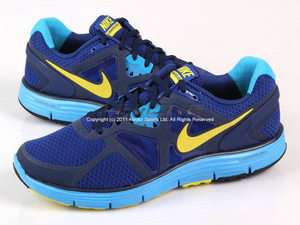 Nike Lunarglide+3 Blue/Sonic Yellow Binary Blue Running  