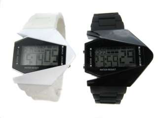   Stealth Aircraft LED Digital Date Chronograph Mens Wrist Watches