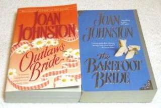 Lot of 2 Joan Johnston MAIL ORDER BRIDES Barefoot Bride Outlaws Bride 