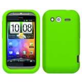  Grün Silikon Hülle Schutzhülle Tasche Case für HTC 