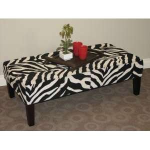4D Concepts Large Zebra Coffee Table