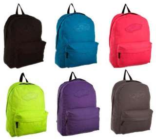 Vans Unisex Realm Plain Backpack Rucksack Bag NEW  