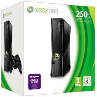 New Xbox 360 Elite Slim Line Black 250GB UK PAL Console 0885370315134 
