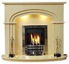 more options shelbourne fire surround marble fireplace with lights 
