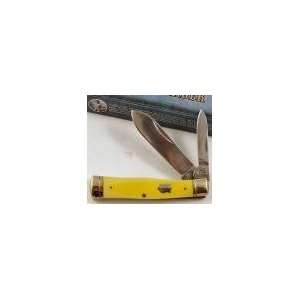   Rough Rider Old Yellow Smooth Bone Gunstock Knife: Sports & Outdoors
