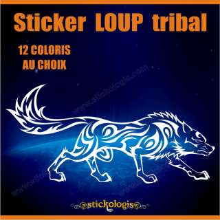   Sticker loup tribal tattoo wolf decal   116 cm   TRG