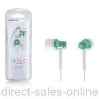 Memorex EB50 Green In Ear Canal Headphones Earphones  