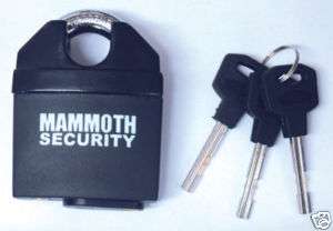 BIKE IT MAMMOTH SECURITY SHACKLE LOCK BIKEIT  