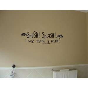 Home Decorating on Taking A Bath Vinyl Wall Quotes Stickers Sayings Home Art Decor Decal